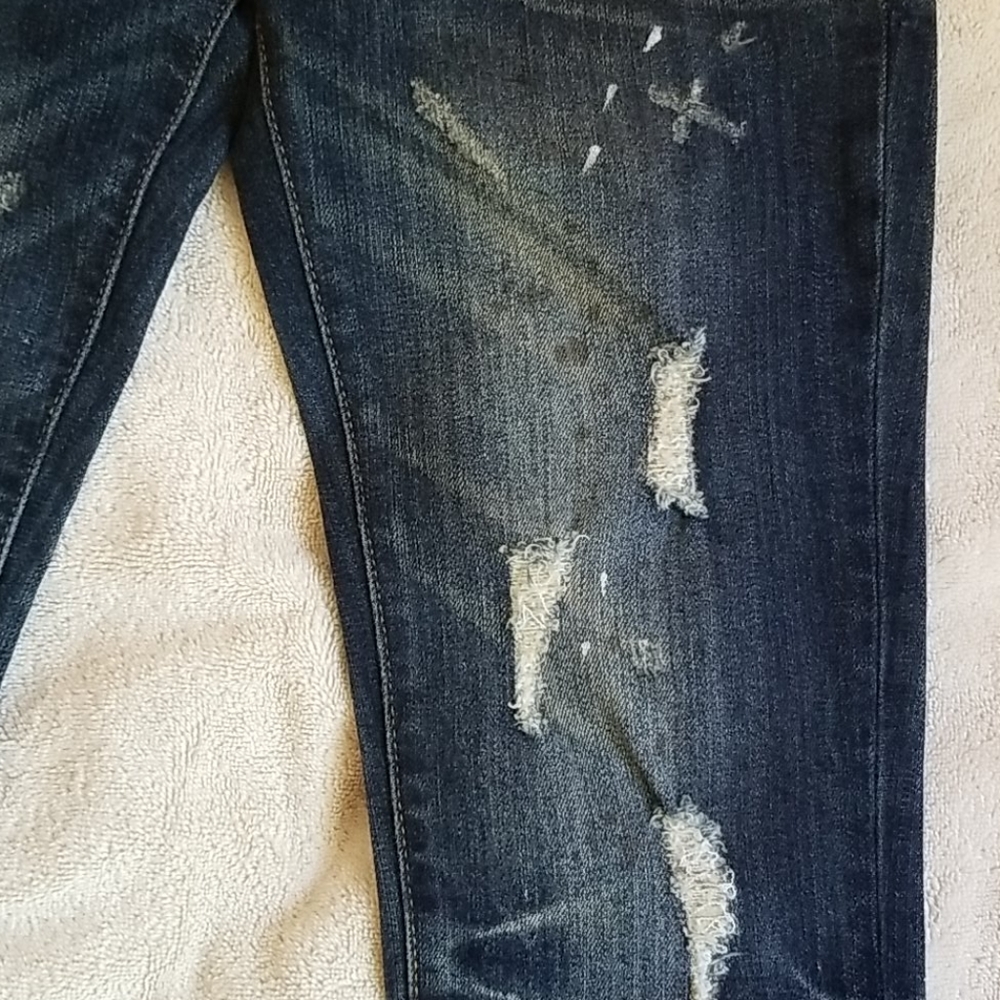 NWT Rock Revival Remix Mid Rise Straight destroyed - Picture 10 of 12